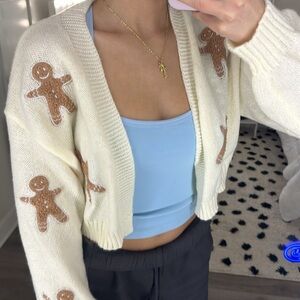 Gingerbread man sweater